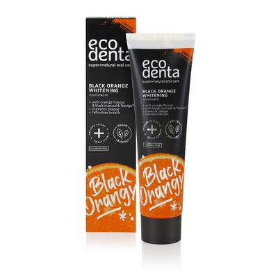 Ecodenta Čierna zubná pasta s príchuťou pomaranča 100 ml