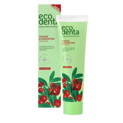 Ecodenta Osviežujúca zubná pasta 2 v 1 proti zubnému kameňu 100 ml