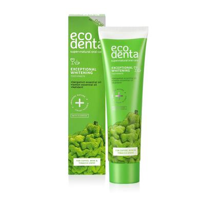 Ecodenta Výnimočne bieliaca zubná pasta anti coffe & anti tobacco 100 ml