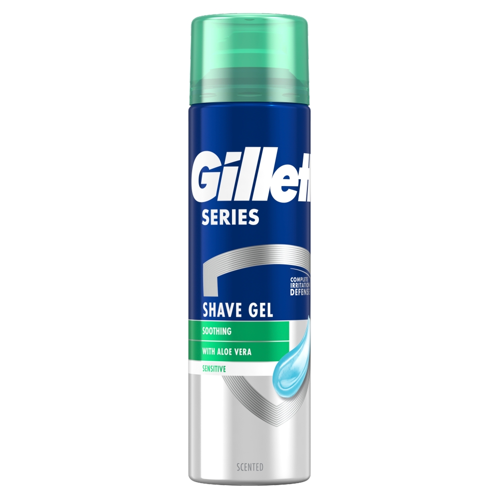 Gillette gél na holenie 200ml Series - Sensitive