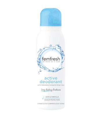 Intímny dezodorant Active - s iónmi striebra, 125 ml
