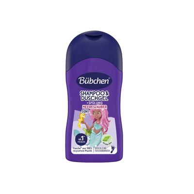 Kids Šampón & sprchový gél & kondicionér 3v1 Malá morská víla 50ml