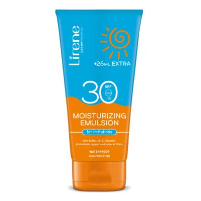 Lirene SC Hydratačná emulzia na opaľovanie SPF 30, 150 ml + 25ml extra