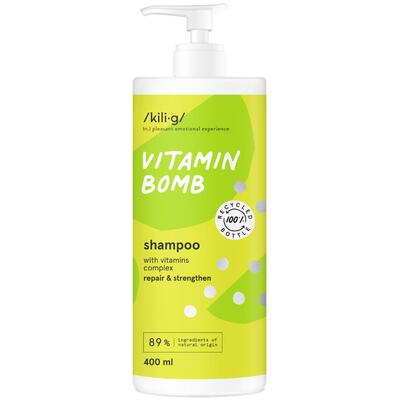 POSILUJÚCI ŠAMPÓN VITAMÍN BOMB S VITAMÍNOVÝM KOMPLEXOM