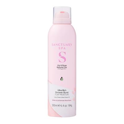 Sanctuary Spa Sprchová pena ľalie a ruža s prírodnými olejmi 200 ml