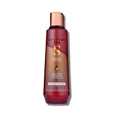 Sanctuary Spa Sprchový olej Ruby Oud s prírodnými olejmi 250 ml