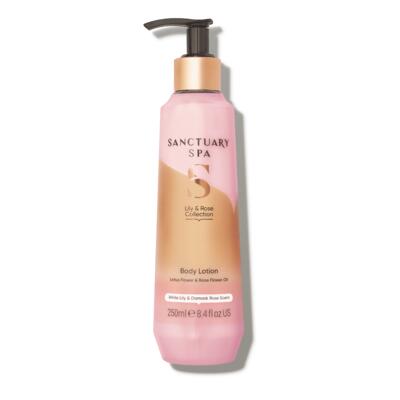 Sanctuary Spa Telové mlieko ľalie a ruže 250 ml - v pumpičke