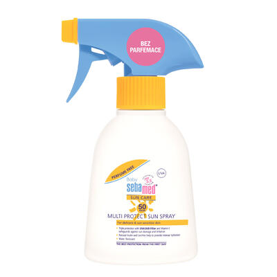 SEBAMED DETSKÝ OPAĽOVACÍ SPRAY OF 50 BEZ PARFÉMU 200 ml
