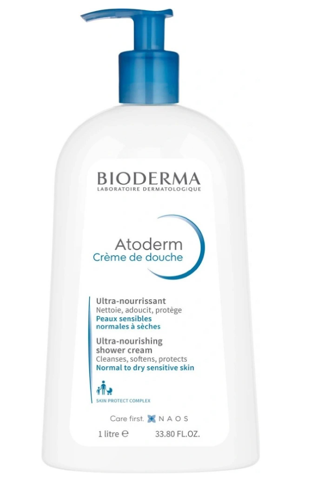 Bioderma Atoderm sprchový krém pre veľmi suchú citlivú a atopickú pokožku Nutri Protective Cleansing Cream 1000 ml