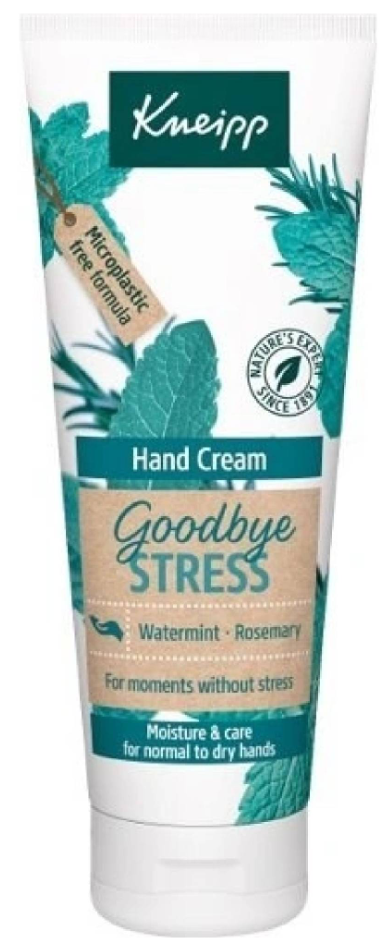 Kneipp krém na ruky 75ml Goodbye Stress - vodná mäta&rozmarín