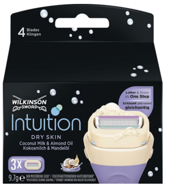 Wilkinson Sword Intuition Dry Skin 3 ks