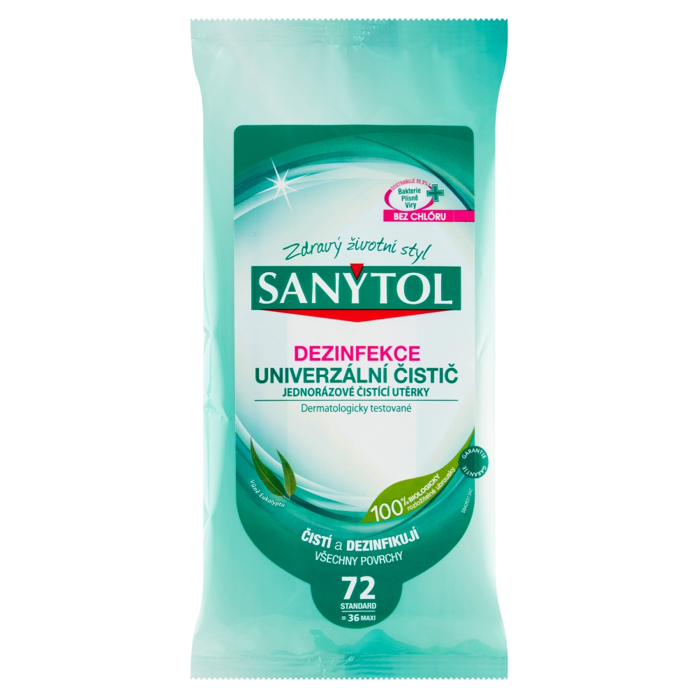 AC MARCA Sanytol utierky Dezinfekčné 36 ks Maxi Univerzál