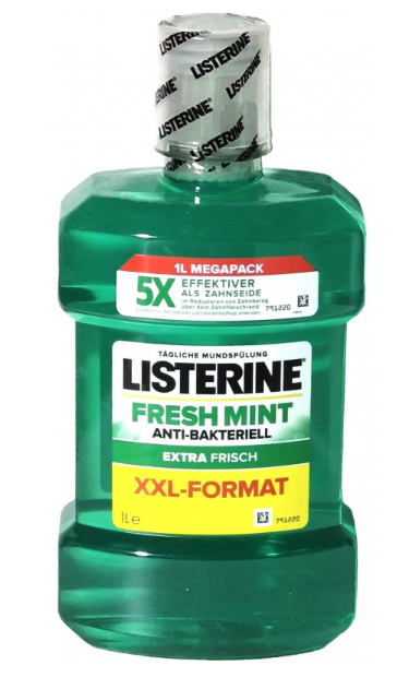 LISTERINE ÚSTNA VODA FRESH MINT ANTIbakteriálna 1000 ML