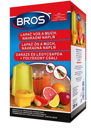 Bros Lapač múch a ôs s náplňou 200 ml 1 ks