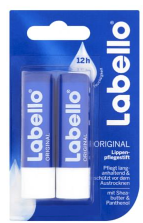 Beiersdorf Labello balzam na pery DUO Classic care 2x4,8 g