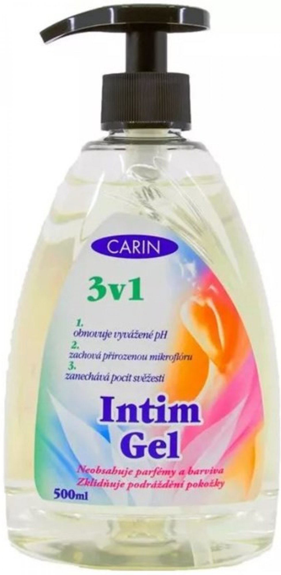 Carin Imtim gél intímny gél s dávkovačom 500 ml