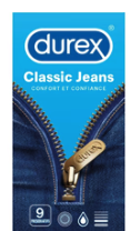 Reckitt Benckiser Durex kondómy Jeans 9 ks
