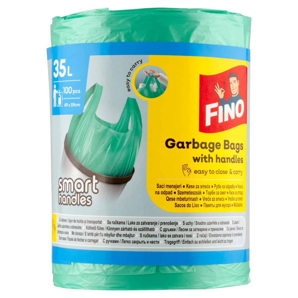 FINO HD vrecká do koša (35l/100ks) s uchami