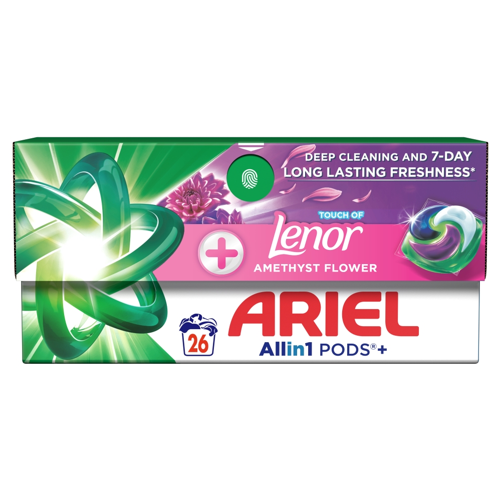 Ariel Plus kapsule Amethyst krabice 26ks