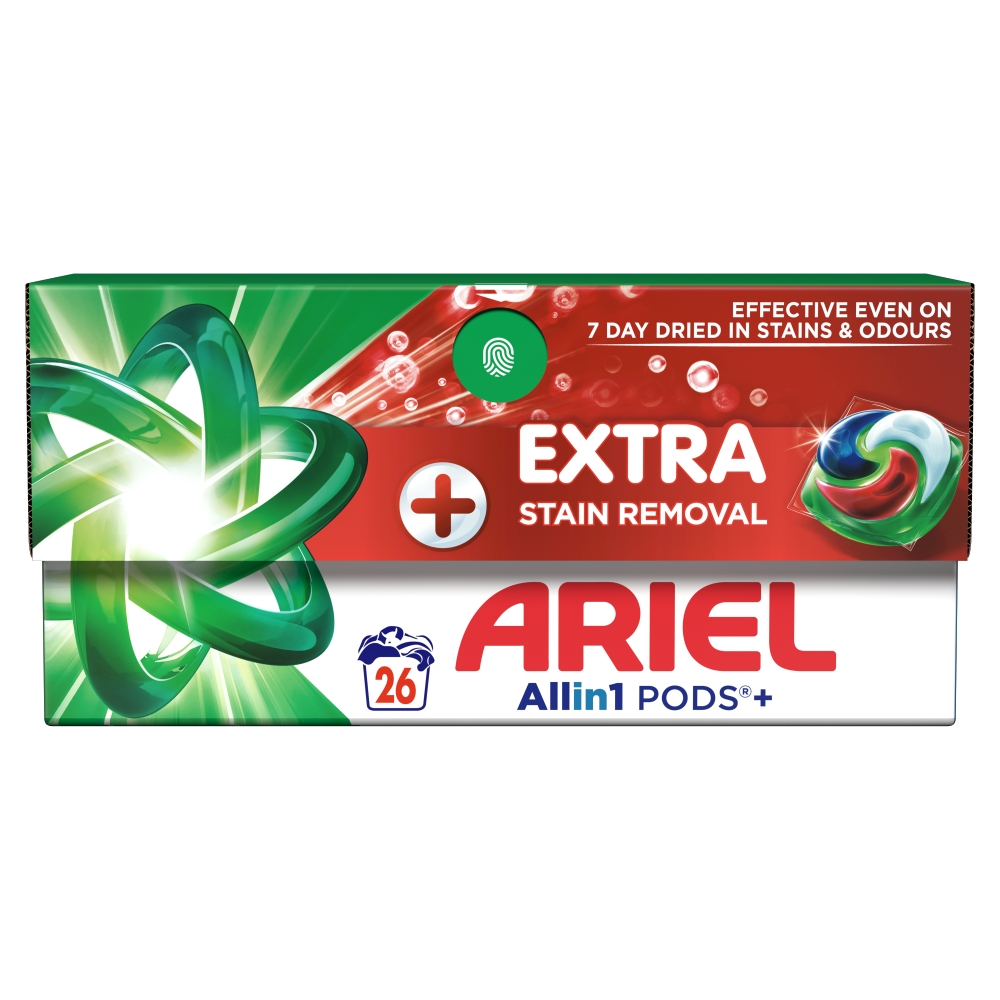 Ariel Plus kapsule Extra Clean krabica 26ks