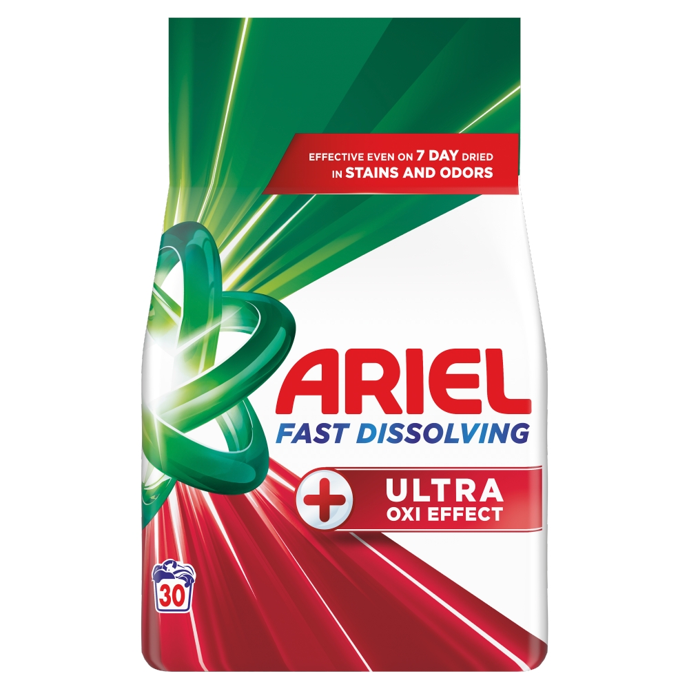 Ariel Plus prášok Oxi 1.65kg/30PD