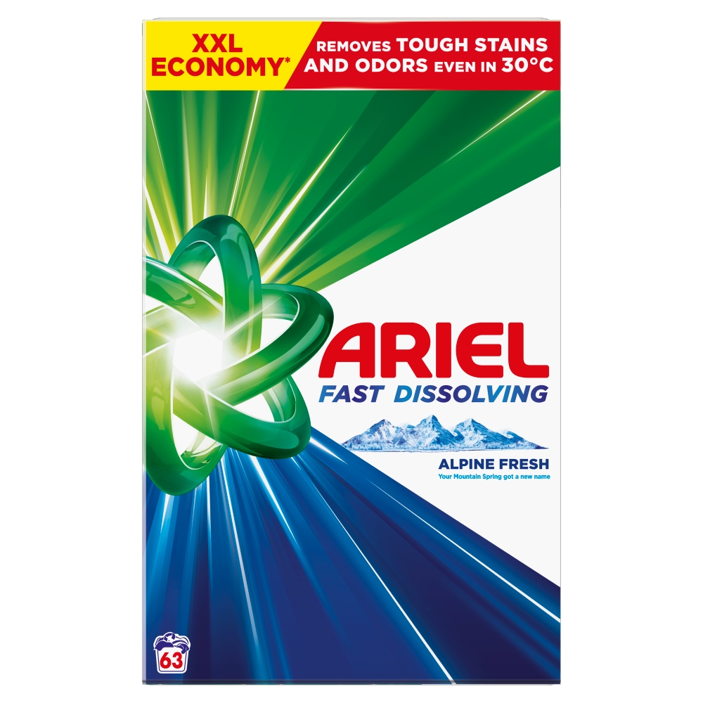 Ariel prášok Mountain Spring 3.465kg/63PD BOX