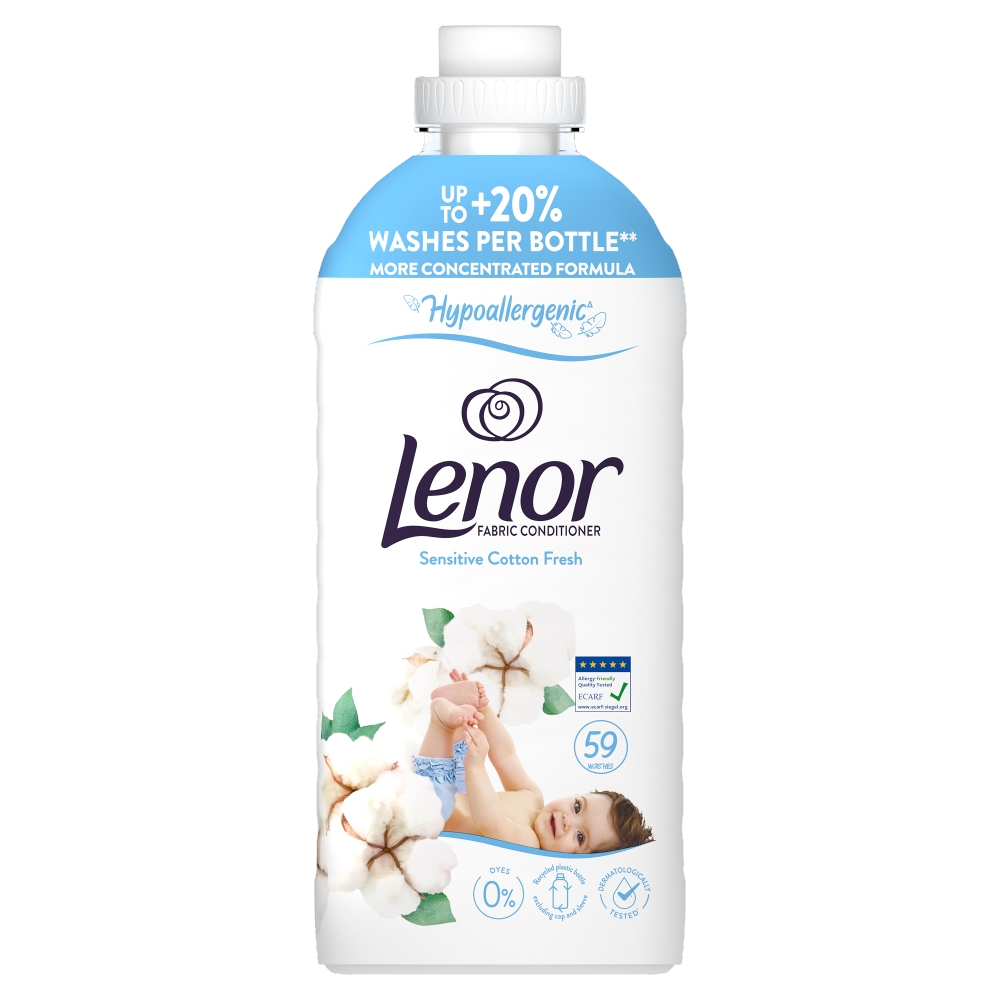 Lenor aviváž Sensitive Cotton Fresh 1239ml/59PD