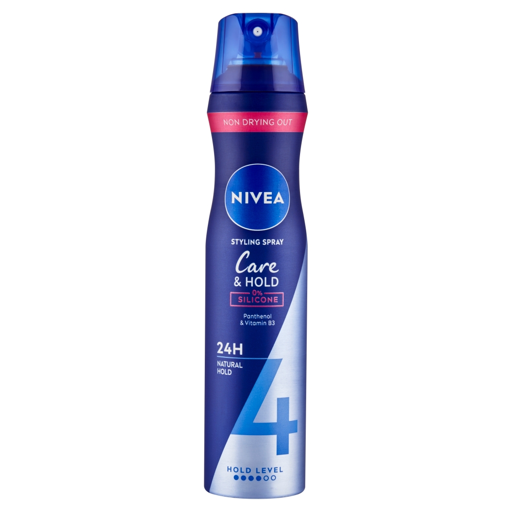 Beiersdorf AG, Germany Nivea lak na vlasy Care & Hold regeneračný pre extra silnú fixáciu (Extra Strong 4) 250 ml