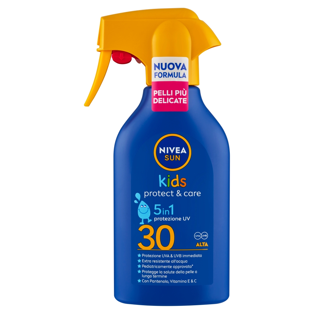Nivea Sun Kid's Protect&Care sprej SPF30 pumpa