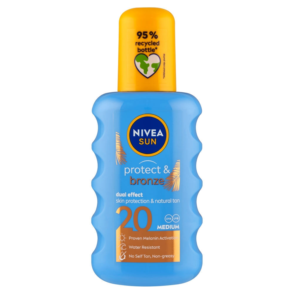 Nivea Sun Protect&Bronze sprej SPF 20