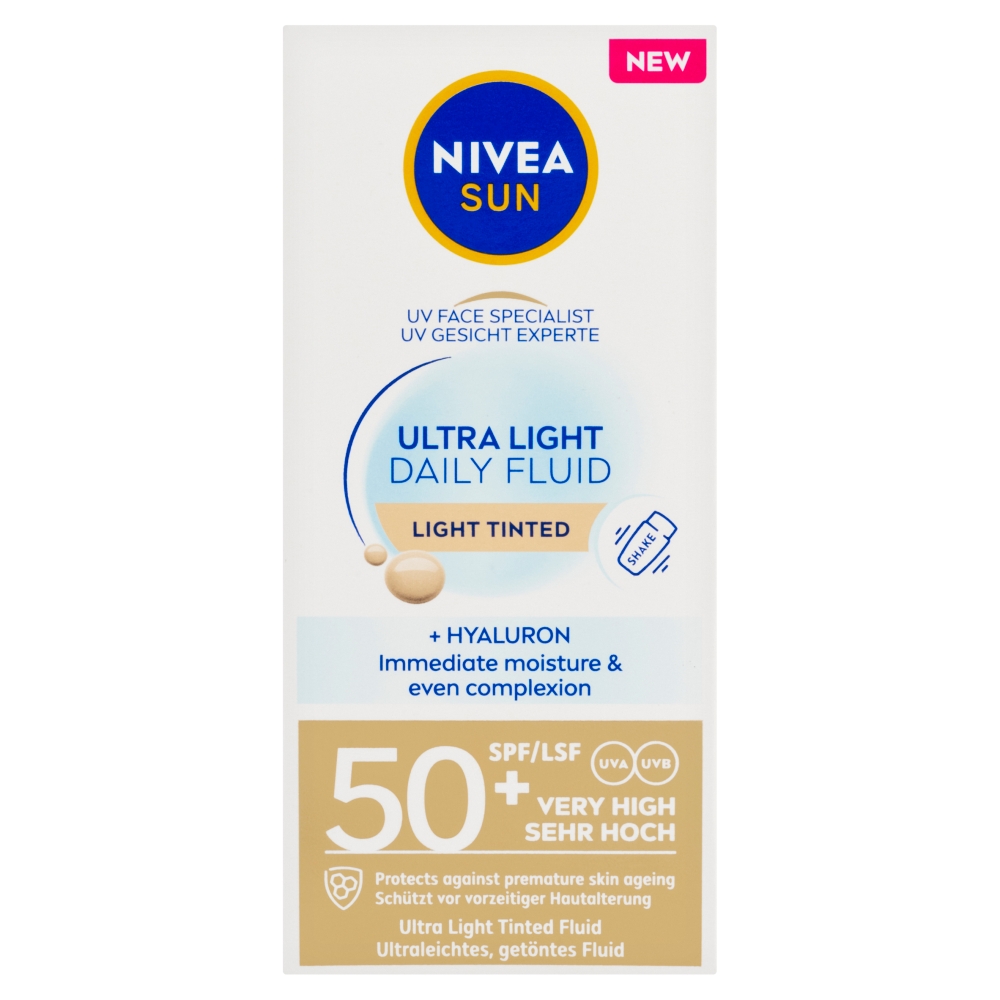 Nivea Sun Tónovací krém-fluid SPF 50+ svetlý