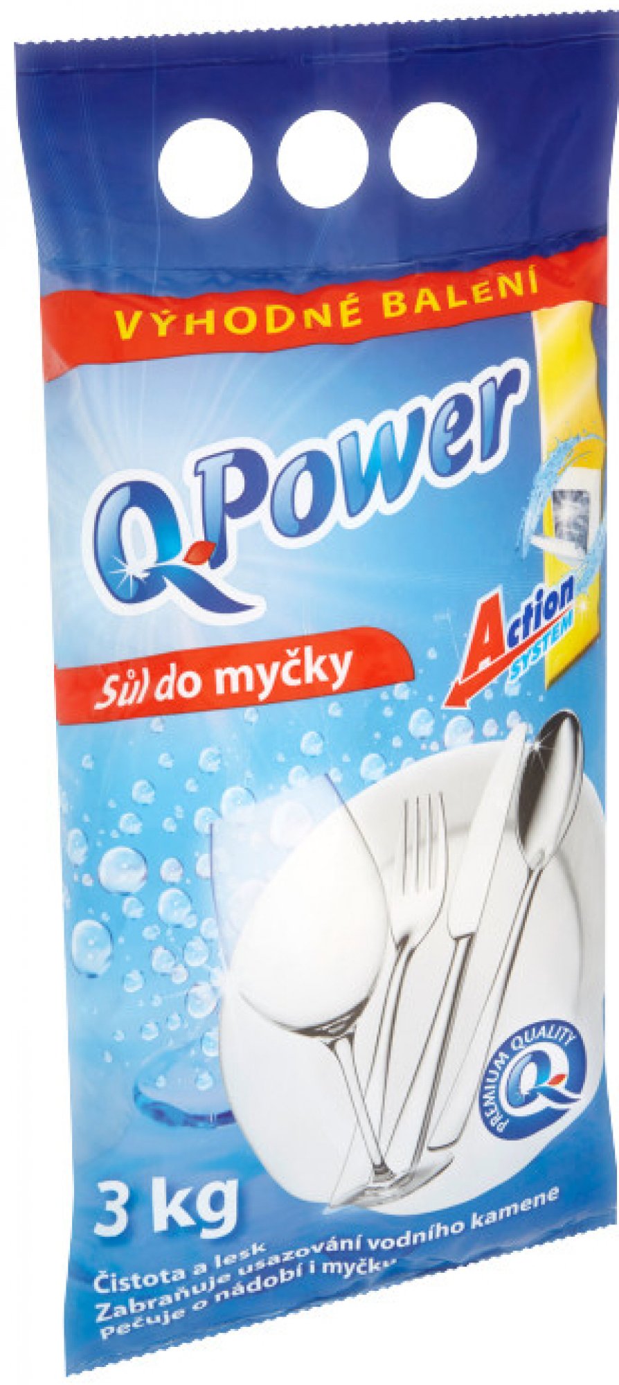 Q-power sol do umývačky 2,5 kg + 500 g