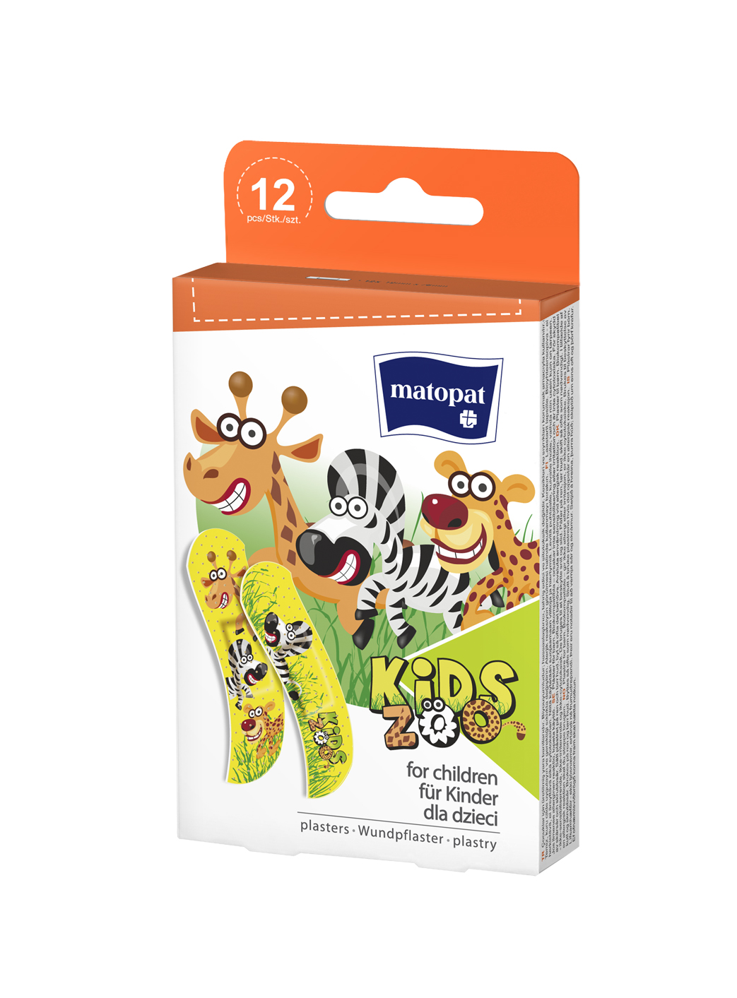 Náplasť KIDS ZOO 12 ks