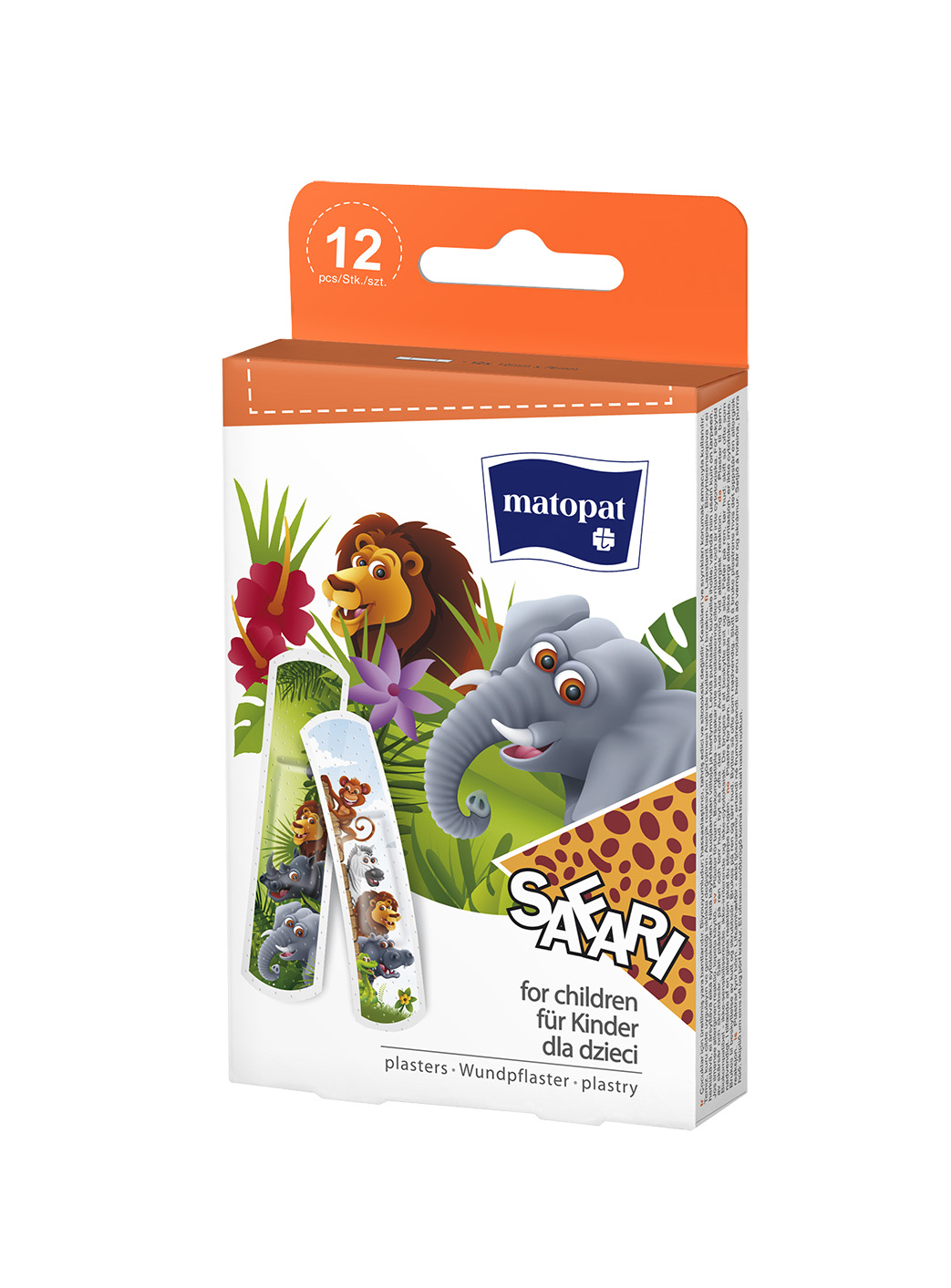Náplasť SAFARI 12 ks