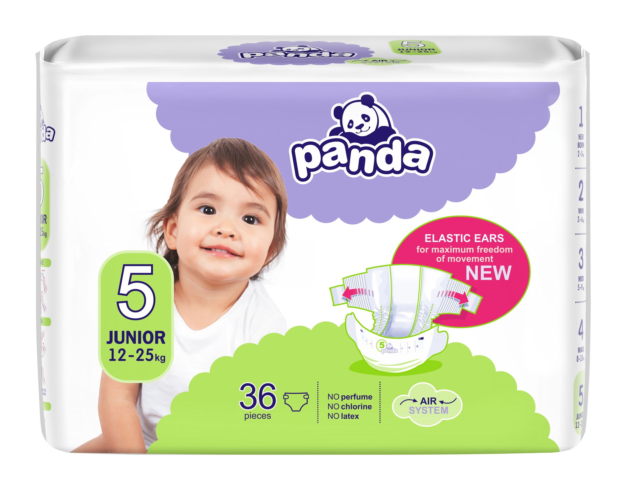 Panda Junior - 36 ks