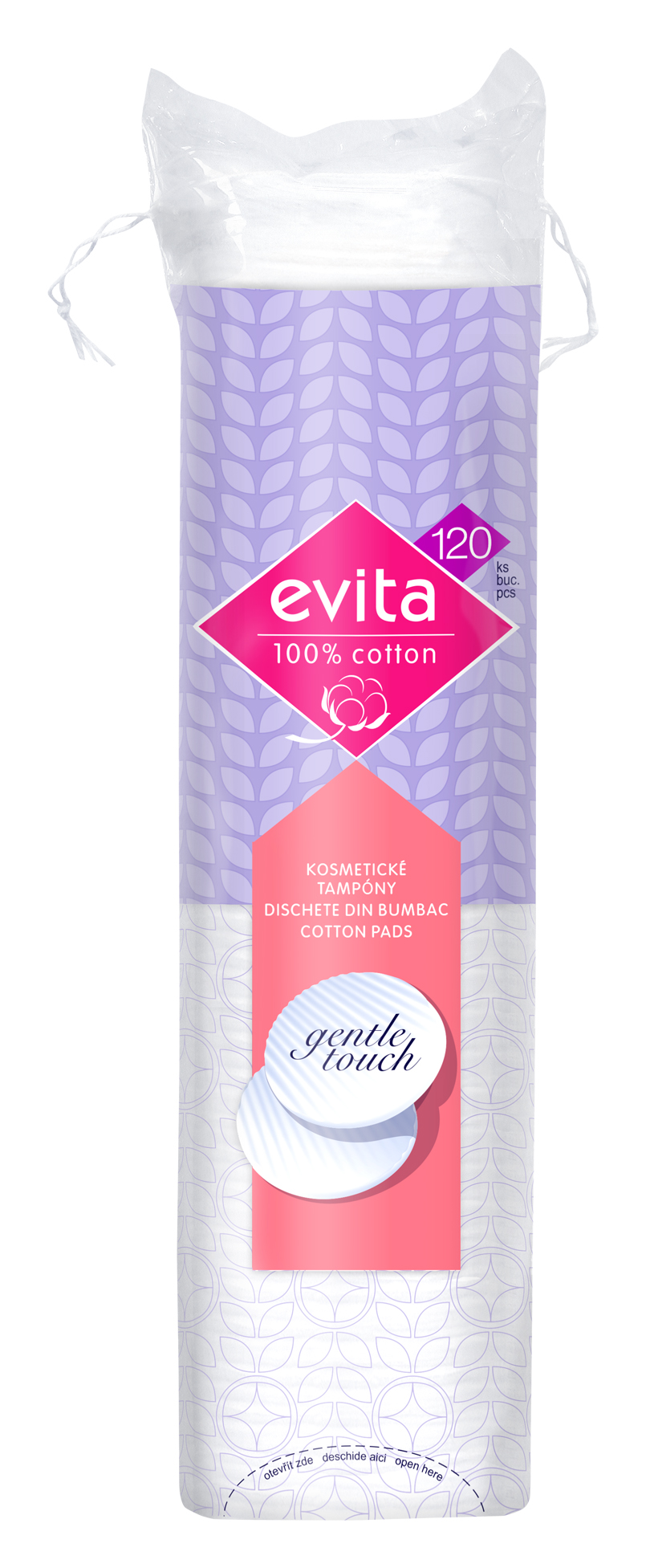 EVITA odličovacie tampóny 120 ks