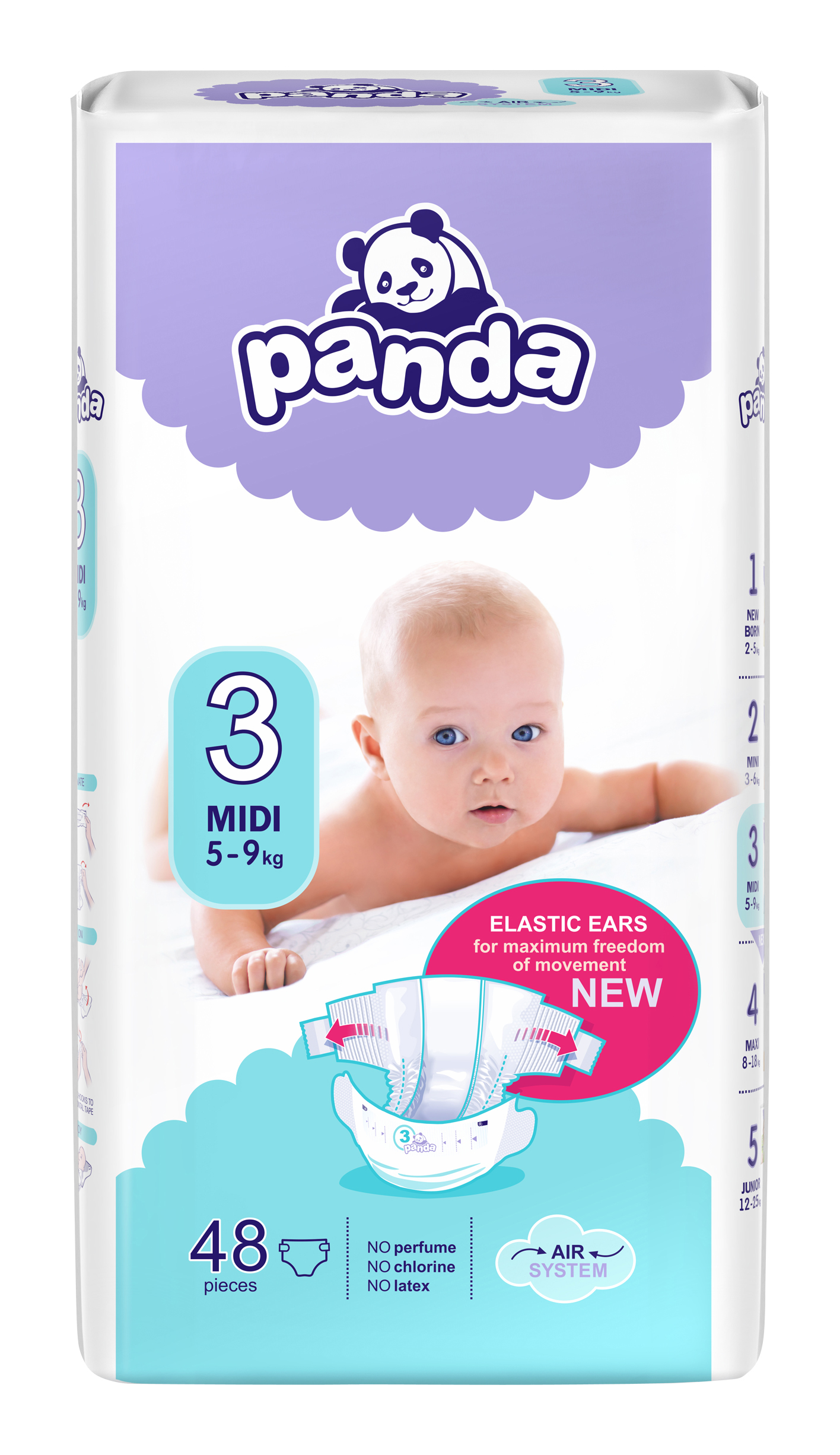 Panda Midi - 48 ks