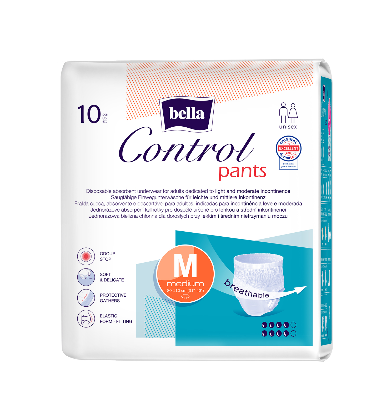 BELLA Control pants absorpčné nohavičky M 10 ks