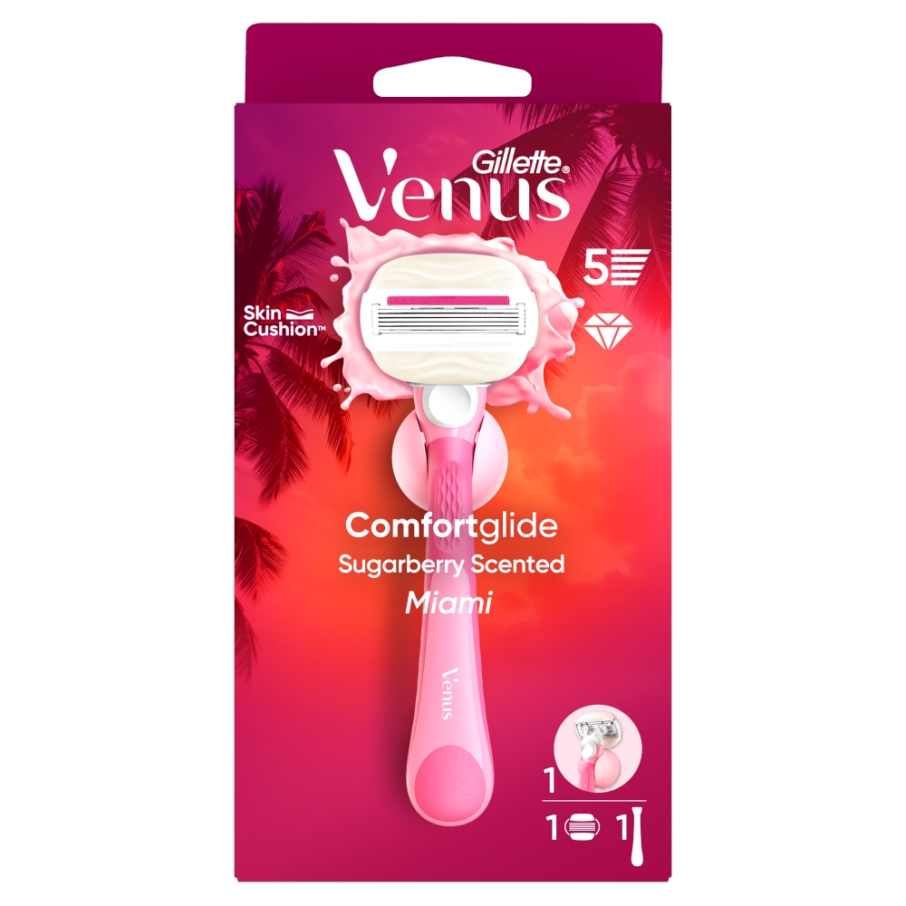 Venus Comfortglide strojček+1náhradná hlavica Miami