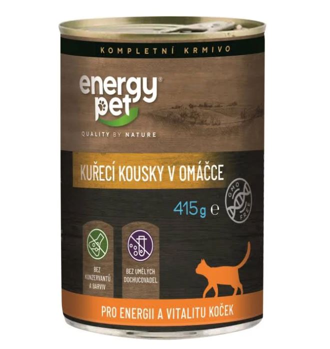 Energy Pet kuracia konzerva pre mačky 415g