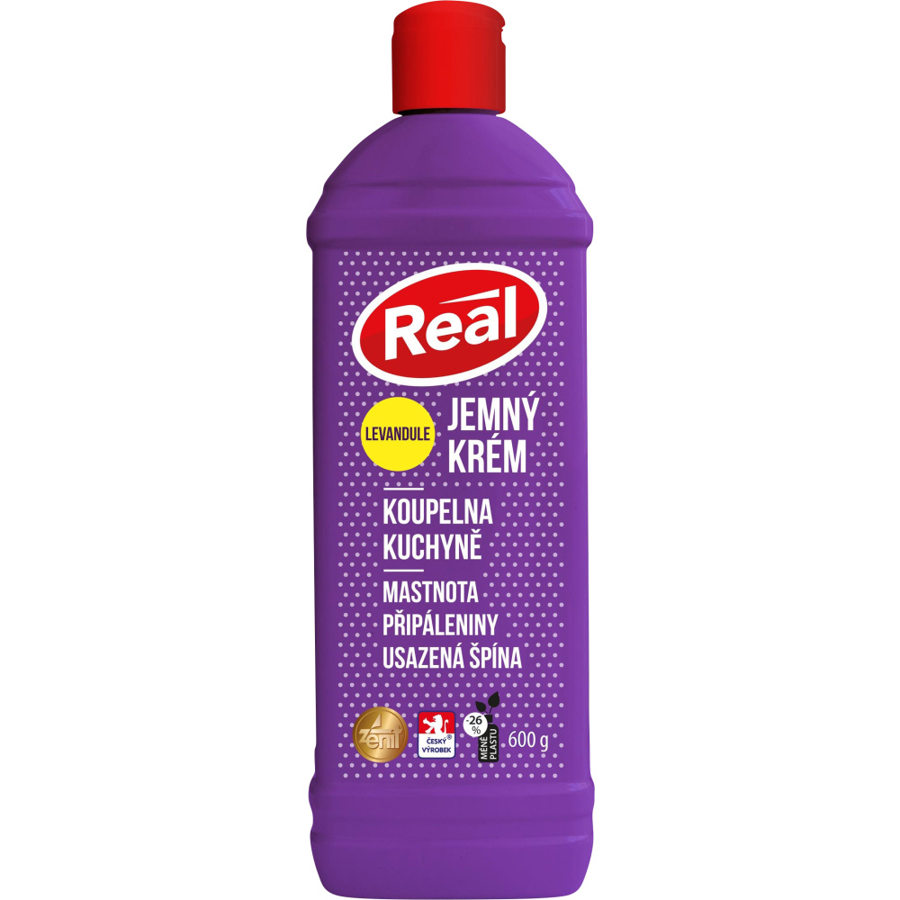 Real krém 600g jemný levanduľa
