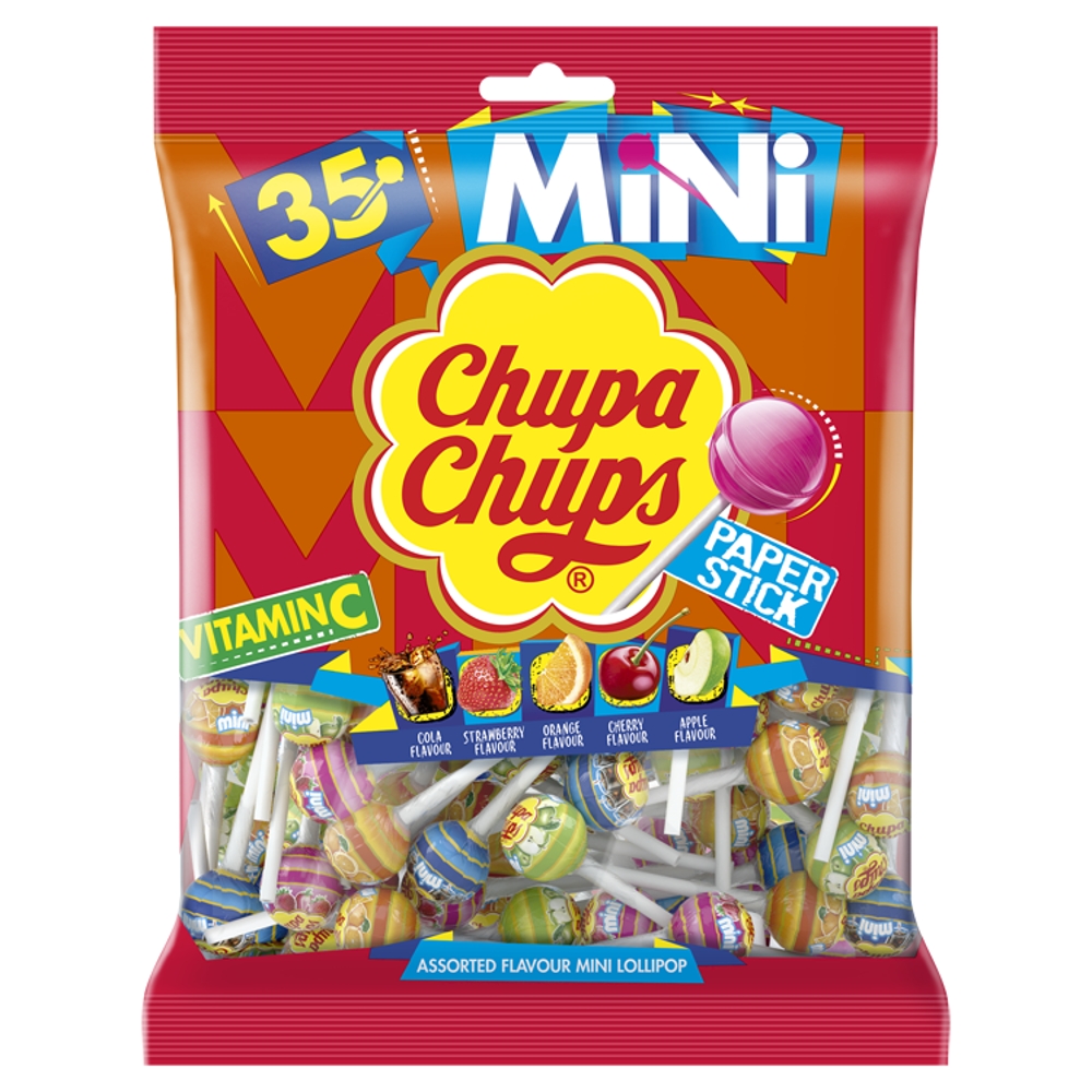 Chupa Chups 35ks lízanky mini Best mix 210g