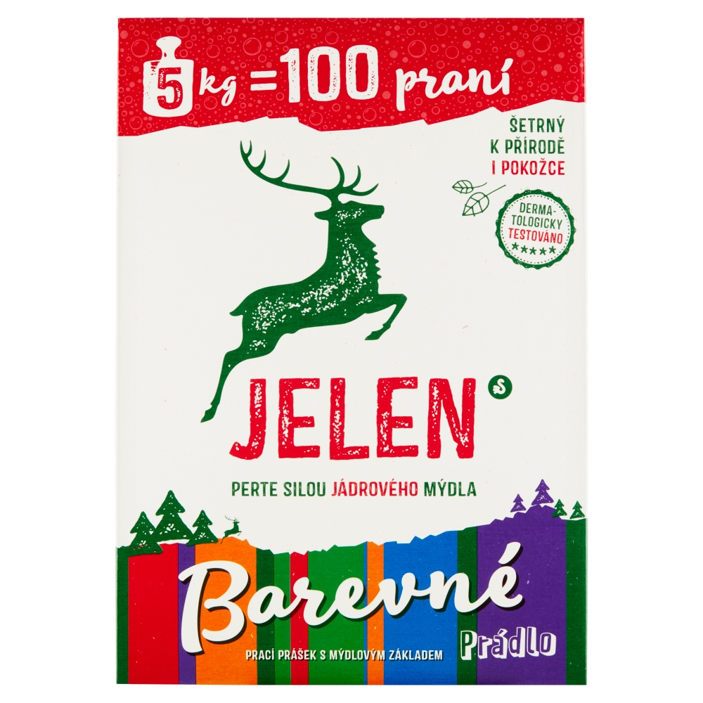 Jeleň mydlový prášok 100PD/kra farieb