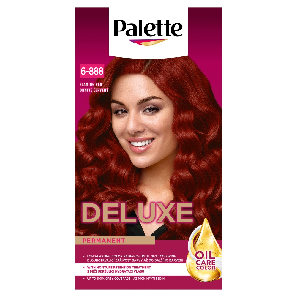 Schwarzkopf & Henkel, Germany Palette Deluxe 575 (6-888) ohnivo červený 50 ml
