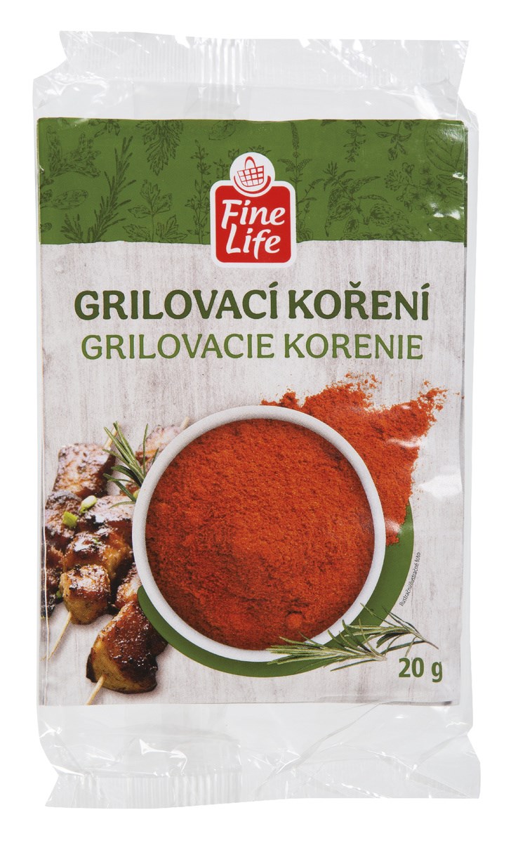 Fine Life Grilovacie korenie 5 x 20 g