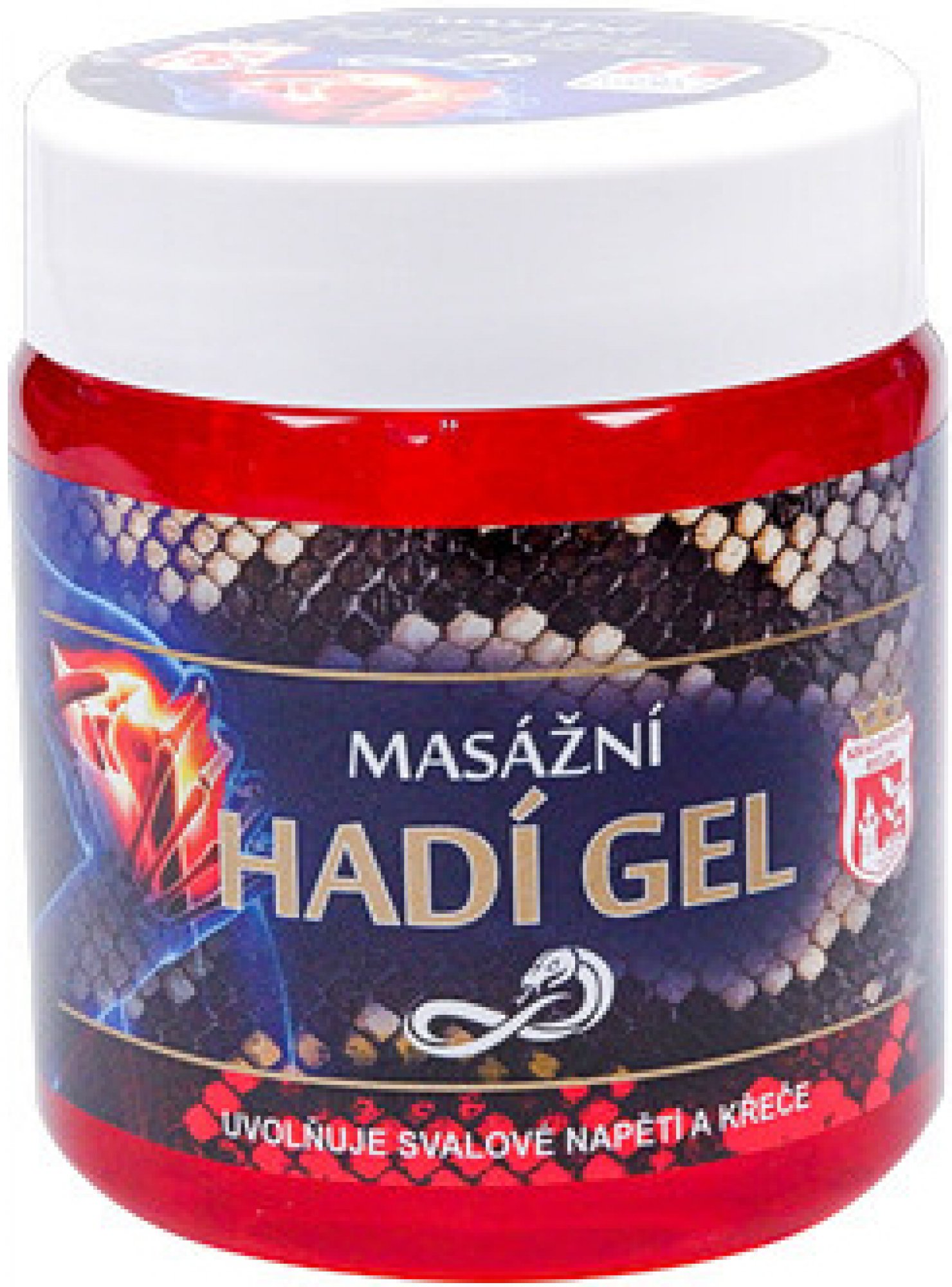 Putorius bylinná masť masážny balzam Hadí gél 500 ml