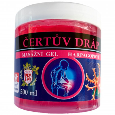 Palacio Čertov pazúr masážny bylinný gél 500 ml