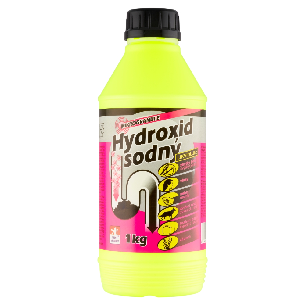 Hydroxid Sodný 1kg Mikrogranule