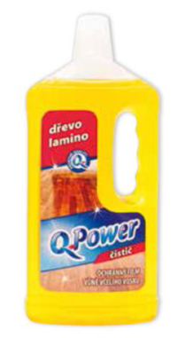 Q Power čistič 1l drevo lamino