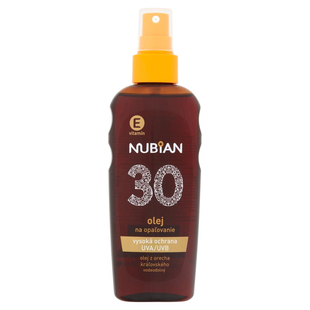 Nubian olej na opaľovanie v spreji SPF30 150 ml